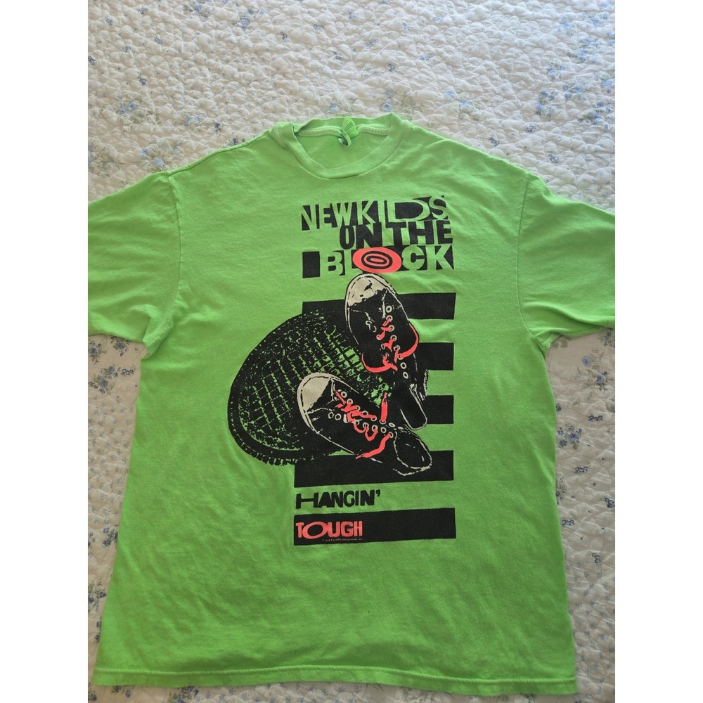 Vintage New Kids On The Block 1989 'Hangin Tough' 80s T-Shirt USA Made Xl *RARE*